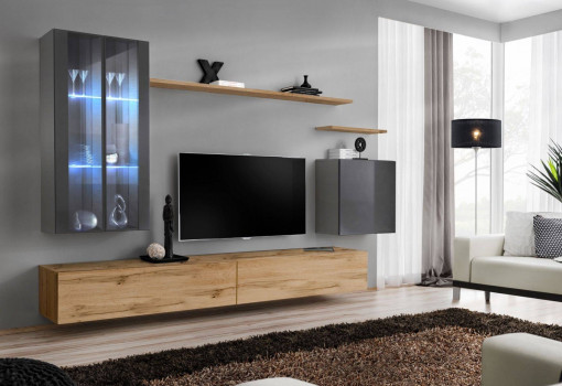 SET LIVING MODULAR CU LED SWITCH 12, GWT SW12, STIL MODERN, ASM