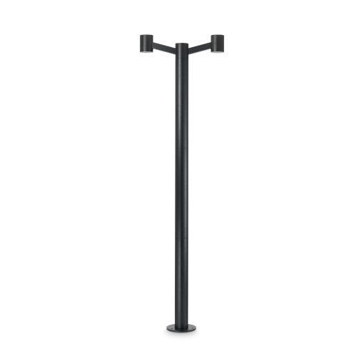 STALP DE EXTERIOR CLIO MPT2, NEGRU, DESIGN MODERN, IDEAL LUX
