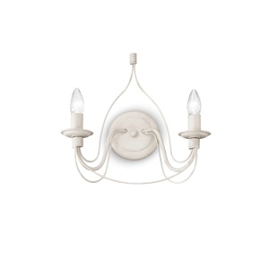 APLICA CORTE AP2, ALB ANTIC, DIN METAL, STIL MODERN