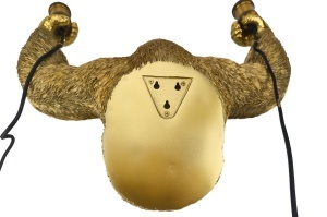 APLICA, KING APE 50CM, REALIZATA DIN POLIRASINA, CULOARE AURIE, REALIZATA MANUAL, ARTIM GROUP SELECTION - Img 4