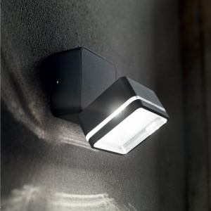 APLICA OMEGA AP SQUARE 4000K NERO STIL MODERN IDEAL LUX