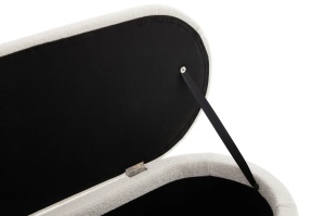 BANCA CU SPATIU DEPOZITARE, VOQUE 110CM, MATERIAL BOUCLE, ARTIM GROUP SELECTION - Img 5
