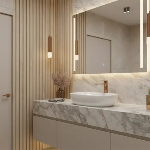 BATERIE PENTRU BAIE REA DROP HIGH, CUPRU PERIAT, CALITATE SUPERIOARA - Img 2