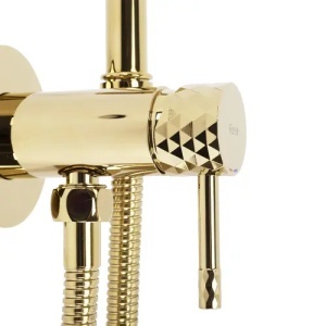 BATERIE PENTRU BIDEU LUNGO LOOP DIAMOND GOLD, CALITATE SUPERIOARA - Img 2