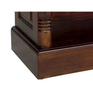 BIBLIOTECA DE BIROU CAMBRIDGE II 180CM, DIN LEMN MASIV, CULOARE MARO, ARTIM SELECTION - Img 4