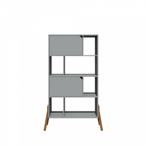BIBLIOTECA PENTRU CAMERA BEBELUSI LOTTA GRI DESIGN SCANDINAV BA - Img 2