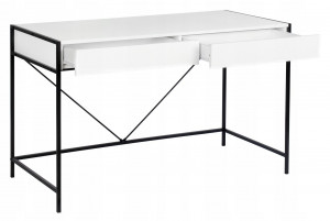 BIROU MODERN, ACCENT DIN METAL SI MDF CU SERTARE ,DESIGN SCANDINAV TUI - Img 5
