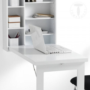 BIROU PLIABIL, PRATIKO, COD 4362, STIL MODERN, REALIZAT DIN MDF LACUIT ALB MAT - Img 5
