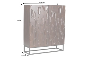 BUFET, DUNE, 120CM, 3D, LEMN DE SALCAM NUC MARO INCHIS, ARTIM GROUP SELECTION - Img 11