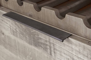 BUFET, FINCA 175CM, COD 40448, METAL SI LEMN PIN GRI, ASPECT INDUSTRIAL - Img 4