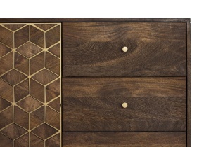 BUFET LIVING 145CM, COD 1465, DIN LEMN DE MANGO SI METAL, ARTIM GROUP SELECTION - Img 7