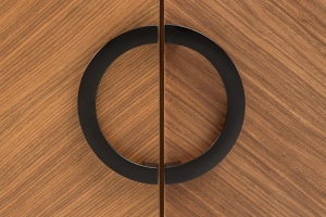 BUFET LIVING, GRANDEZZA 180CM, PRODUS DIN FURNIR LEMN, ASPECT NUC, ARTIM GROUP SELECTION - Img 6