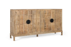 BUFET LIVING MONTEPULCIANO 175CM, DIN LEMN DE MANGO, CULOARE NATUR, ARTIM GROUP SELECTION