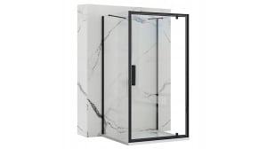 CABINA DE DUS REA RAPID SWING, 70x90CM, NEGRU, DIN STICLA, CALITATE SUPERIOARA