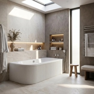 CADA BAIE ORION STRIPE DREAPTA 170 CM, DIN ACRIL, CALITATE SUPERIOARA - Img 4