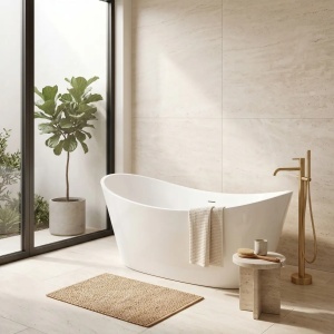 CADA DE PODEA FREESTANDING FERRANO 150 CM, DIN ACRIL, CALITATE SUPERIOARA - Img 3