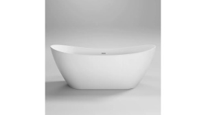 CADA FREESTANDING KERRANO, 150 CM, ALB, DIN ACRIL, CALITATE SUPERIOARA - Img 3