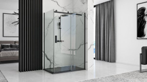 CADITA DE DUS, REA STONE, BLACK, 80x100, DESIGN MODERN, CALITATE SUPERIOARA, REA - Img 6