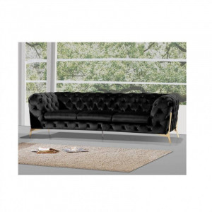 CANAPEA 3 LOCURI, CHESTERFIELD, CHELSEA BIS, DIN STOFA DE CALITATE, 243CM, CULOARE PERSONALIZATA - Img 6