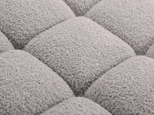CANAPEA BELLIS, CU 3 LOCURI, GRI DESCHIS, CU TAPITERIE DIN TEXTIL BOUCLE ROLF, MICADONI - Img 5