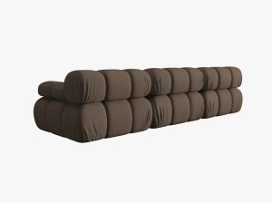 CANAPEA BELLIS, CU 3 LOCURI, MARO, CU TAPITERIE DIN TEXTIL 3D SONIC, MICADONI - Img 4