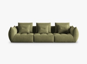 CANAPEA BLOOM, 4 LOCURI, 332 CM, DIVERSE CULORI SI MATERIALE, DESIGN DEOSEBIT - Img 8