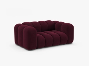 CANAPEA CU 2 LOCURI LUPIN 170, VISINIU, CU TAPITERIE DIN CATIFEA VENUS, BALOO MICADONI - Img 2