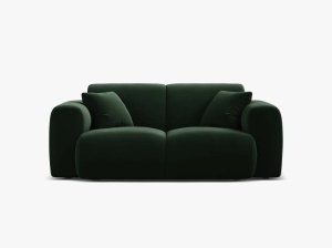 CANAPEA CU 2 LOCURI, MOLINO, 170 CM, VERDE SMARALD, CU TAPITERIE DIN TEXTIL CATIFEA VELVET CASINO, MICADONI