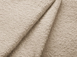 CANAPEA CU 3 LOCURI LUPIN 228, BEJ, CU TAPITERIE DIN TEXTIL BOUCLE BALOO, MICADONI - Img 4