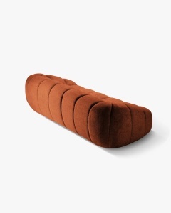CANAPEA CU 4 LOCURI DIANA, SCORTISOARA, 294X114 CM, TAPITAT CU TAPITERIE DIN TEXTIL STRUCTURAT BUBBLE, MICADONI - Img 3