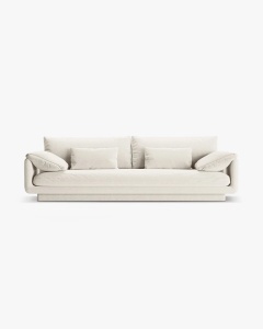 CANAPEA CU 4 LOCURI, TORINO, 250X103, FILDES, CU TAPITERIE DIN TEXTIL STRUCTURAT WIND, MICADONI
