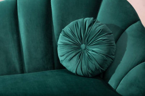 CANAPEA DEOSEBITA, 220CM, CATIFEA TURCOAZ, DESIGN RETRO, ARTIM GROUP SELECTION - Img 6