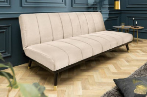 CANAPEA EXTENSIBILA, 180CM, CATIFEA DE CULOAREA SAMPANIEI, ARTIM GROUP SELECTION - Img 2