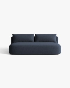 CANAPEA EXTENSIBILA DREAMY, CU 3 LOCURI, GRI INCHIS, 206X95 CM, TAPITAT CU TAPITERIE DIN TEXTIL CATIFEA SALVADOR, MICADONI