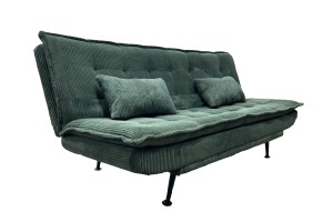 CANAPEA EXTENSIBILA, JAZZ 195CM, 3 LOCURI, MATERIAL CATIFEA RAIAT, CULOARE VERDE, ARTIM GROUP SELECTION - Img 7