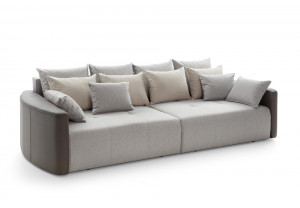 CANAPEA EXTENSIBILA PURA GRI DESIGN MODERN PSK - Img 1