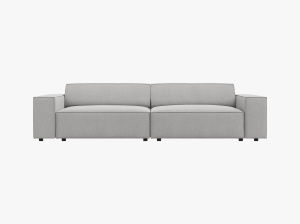 CANAPEA JODIE, 3 LOCURI, 204 CM, DIVERSE CULORI SI MATERIALE, DESIGN DEOSEBIT - Img 12