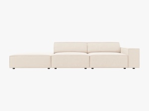 CANAPEA JODIE, STANGA, 3 LOCURI, 262 CM, DIVERSE CULORI SI MATERIALE, DESIGN DEOSEBIT - Img 10