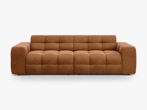 CANAPEA KENDAL, 4 LOCURI, 255 CM, DIVERSE CULORI SI MATERIALE, DESIGN DEOSEBIT - Img 5