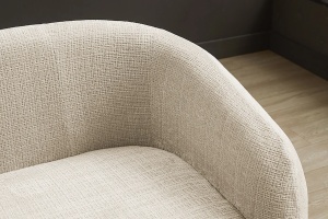 CANAPEA LIVING, VOGUE 200CM, 3 LOCURI, MATERIAL CHENILLE BEJ, ARTIM GROUP SELECTION - Img 3
