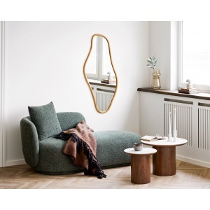 CANAPEA LOUNGE MYKONOS 175CM, DIN LEMN SI TEXTIL, CULOARE VERDE, HOUSE NORDIC - Img 2