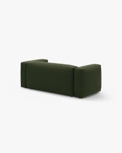 CANAPEA MARTINA, CU 2 LOCURI, VERDE, 200 CM, CU TAPITERIE DIN TEXTIL STRUCTURAT BOSTON, MICADONI - Img 3