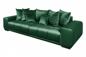 CANAPEA MODERNA SI CONFORTABILA 280CM, ELEGANCIA, CATIFEA VERDE SMARALD, COD 40157 - Img 5
