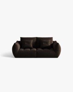 CANAPEA MODULARA BLOOM, MARO INCHIS, 232 CM, CU TAPITERIE DIN TEXTIL CATIFEA BLUVEL, MICADONI