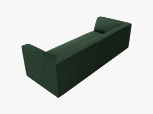 CANAPEA RUBY, CU 3 LOCURI, VERDE, CU TAPITERIE DIN TEXTIL STRUCTURAT, MICADONI - Img 3