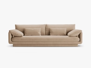 CANAPEA TORINO, 4 LOCURI, 250 CM, DIVERSE CULORI SI MATERIALE, DESIGN DEOSEBIT - Img 4