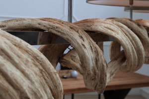 CANDELABRU DIN LEMN RECICLAT VIGINE 160CM STIL RUSTIC - Img 2