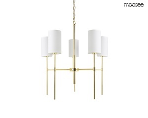 CANDELABRU IMPERIO 5, AURIE, CONFECTIONAT DIN METAL, STIL MODERN