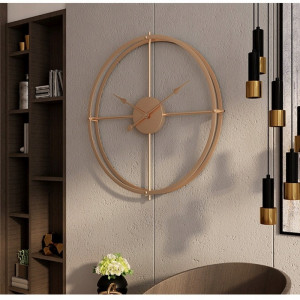 CEAS DECORATIV 3D GOLD TUY ROTUND 50CM STIL INDUSTRIAL - Img 2