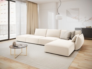 COLTAR DREAPTA 364CM, VANDA 5 LOCURI, DIVERSE CULORI, MATERIAL CATIFEA, ARTIM GROUP COLLECTION - Img 2